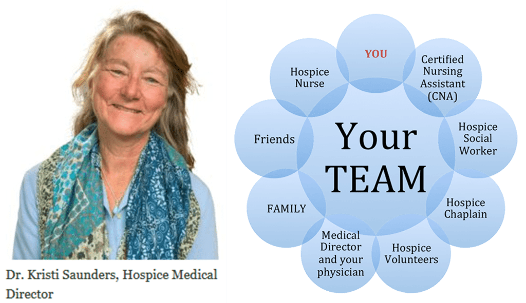 Dr. Kristi Saunders, Hospice Medical Director, Pemi-Baker Hospice & Home Health, Plymouth, NH