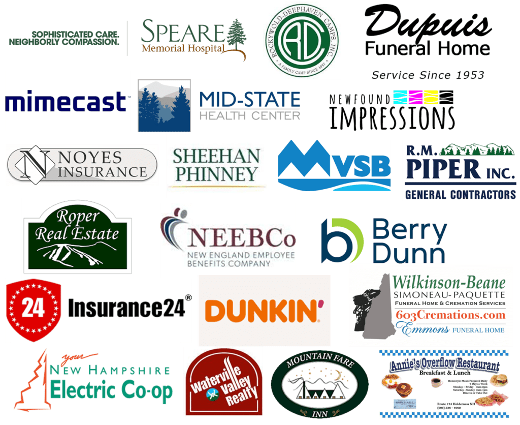 Business Sponsors, Pemi-Baker Hospice & Home Health Spring Auction, Plymouth, NH