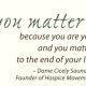 You matter, Hospice care from Pemi-Baker Hospice & Home Health