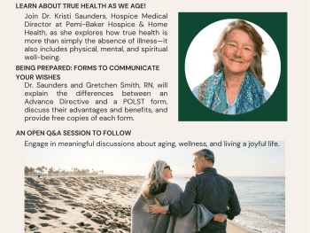 Pemi-Baker Hospice & Home Health Wellness Workshop in Waterville Valley