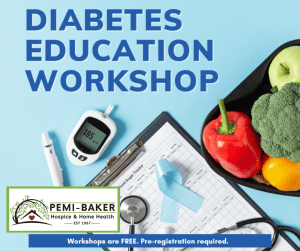 Diabetes Educational Workshop offered by Pemi-Baker Hospice & Home Health