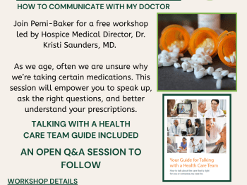 Medication Workshop , Pemi-Baker Hospice & Home Health